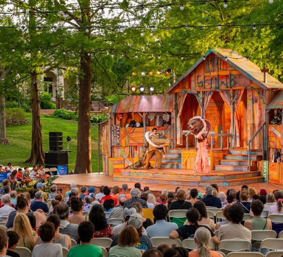 Opening night of St. Louis Shakespeare Festival's 2025 production of "Romeo & Zooliet." (Photo: Phillip Hamer)