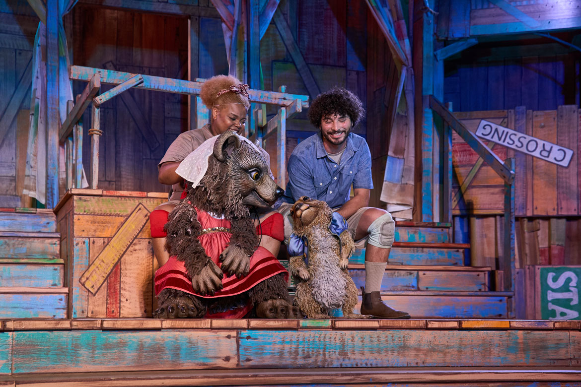 Rehearsal for St. Louis Shakespeare Festival's 2025 production of "Romeo & Zooliet" (Photo: Theo R. Welling)