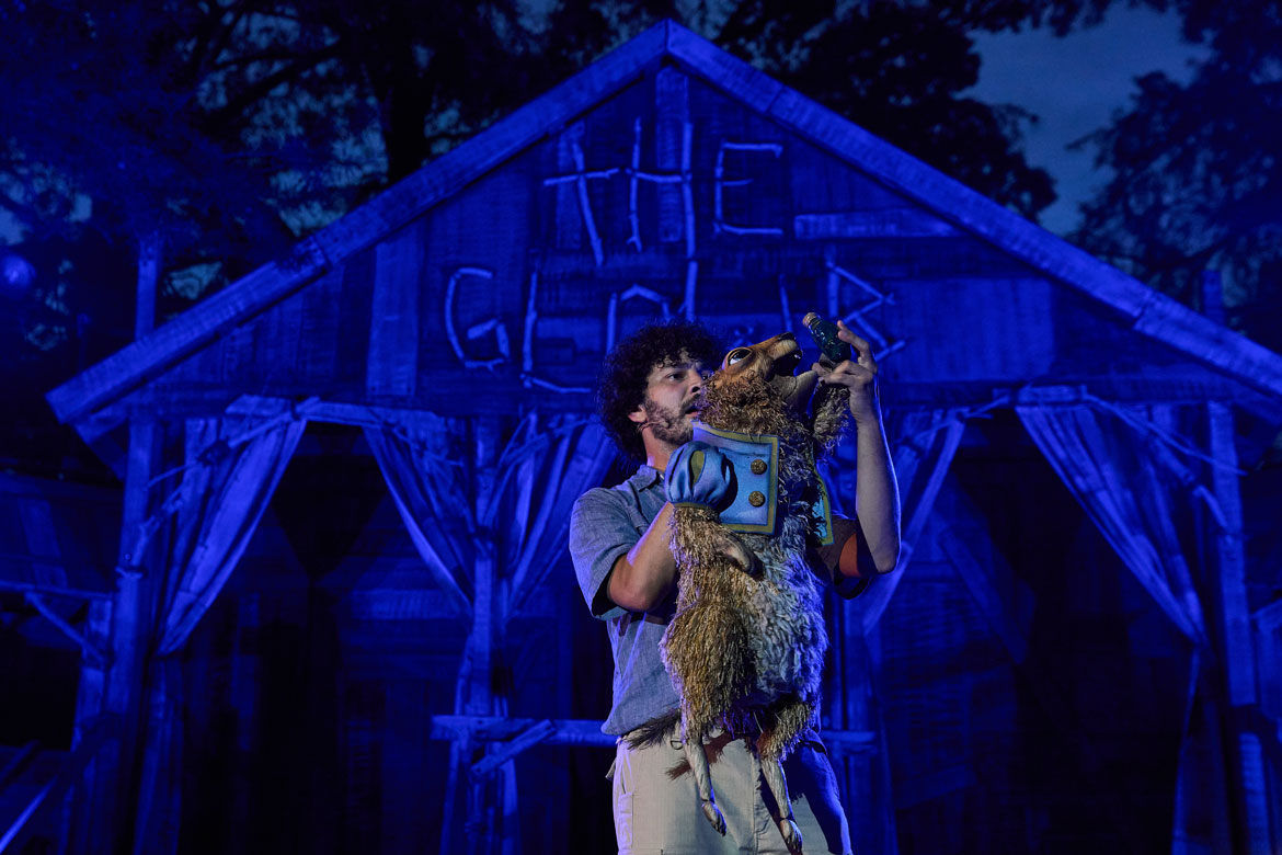 Rehearsal for St. Louis Shakespeare Festival's 2025 production of "Romeo & Zooliet" (Photo: Theo R. Welling)