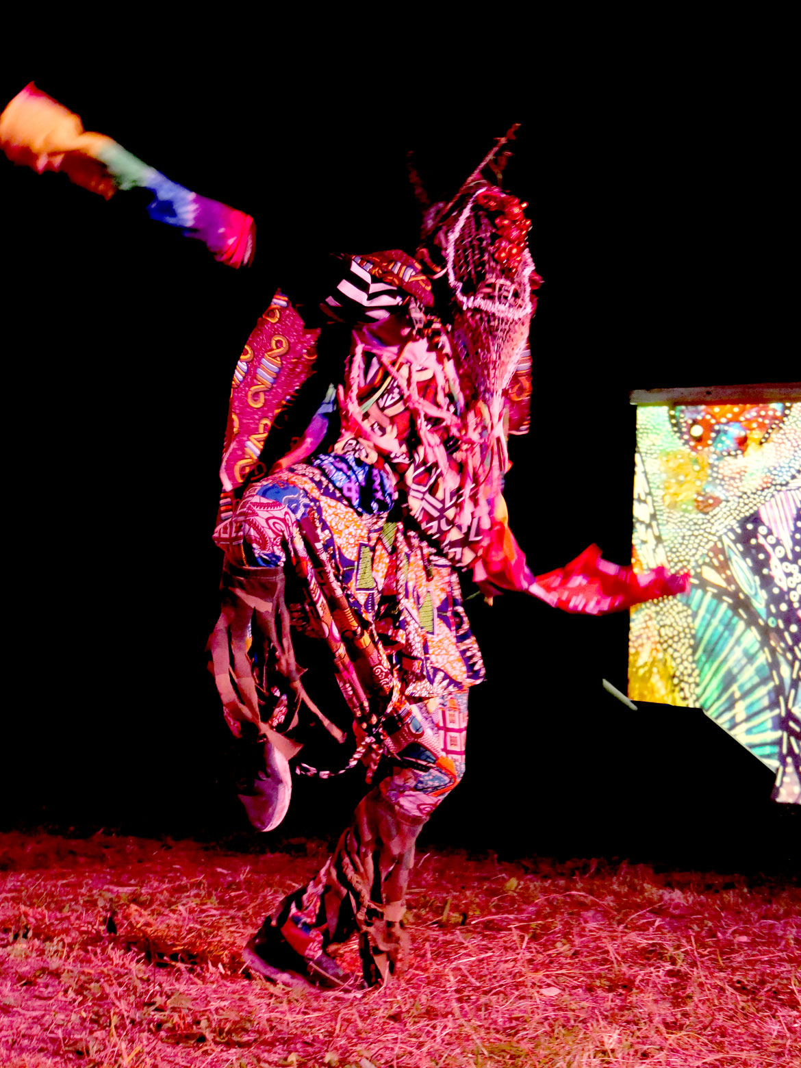 Ife Franklin's "Cabin in the Sky" at Boston's Franklin Park, Oct. 2, 2026. (©Greg Cook photo)