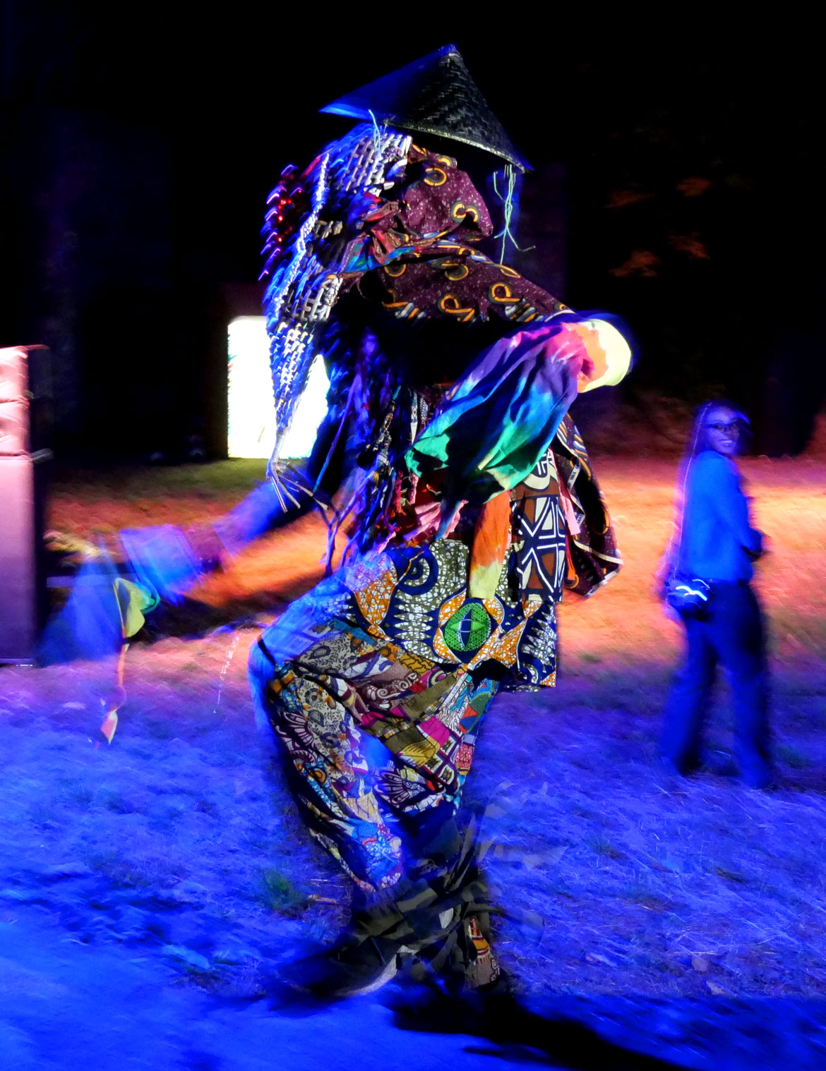 Ife Franklin's "Cabin in the Sky" at Boston's Franklin Park, Oct. 2, 2026. (©Greg Cook photo)